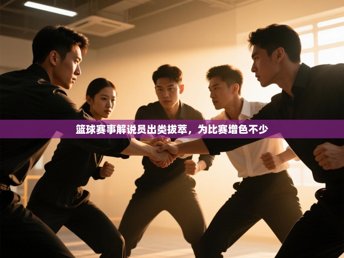 篮球赛事解说员出类拔萃，为比赛增色不少